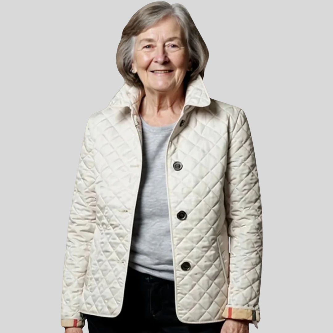Diana - Yakası Katlanmış Günlük Kapitone Ceket